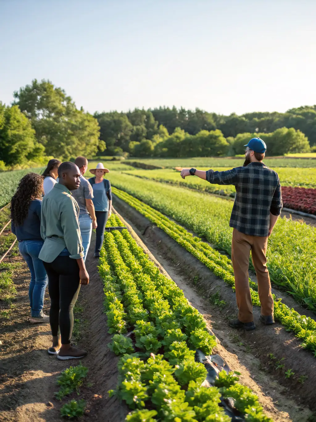 A picture of SCCC members collaborating with local farmers to manage wildlife populations and prevent crop damage, showcasing community engagement.